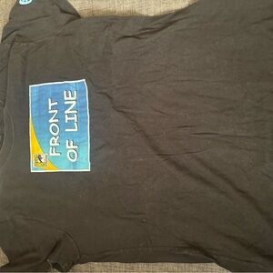 Comic con Black T-Shirt with Front of Line Graphic